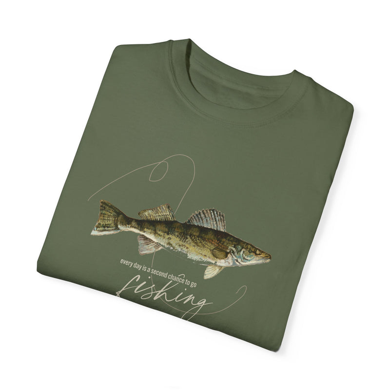 Fishing (Large Design) - Adult T-Shirt