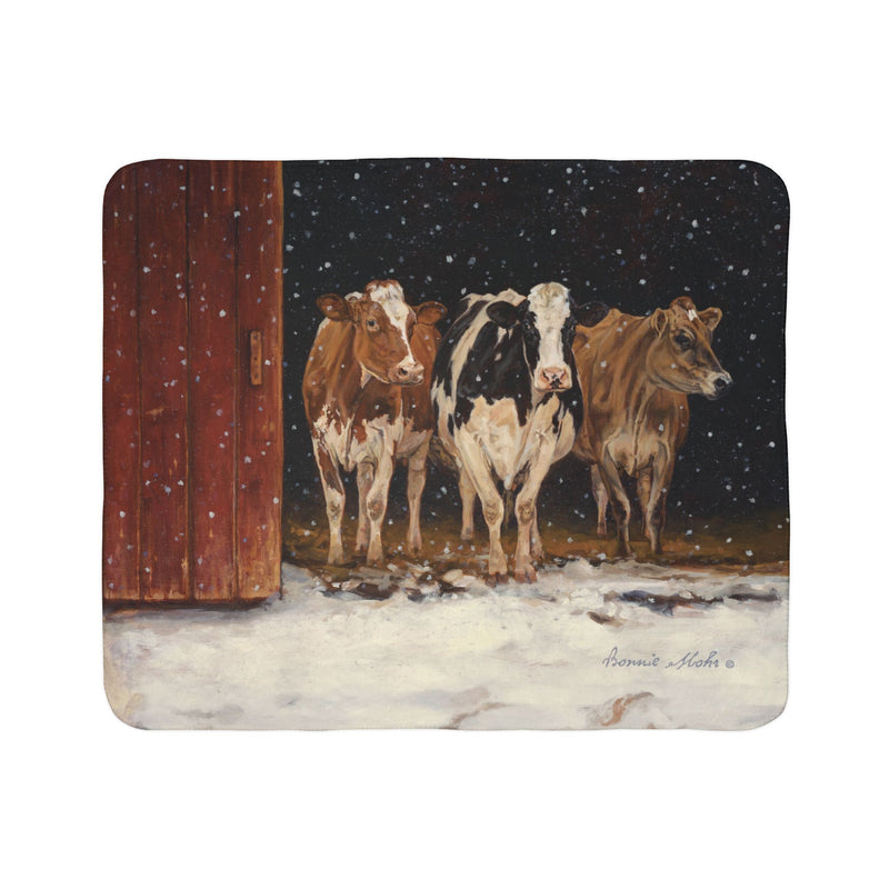 We Three Queens Sherpa Fleece Blanket