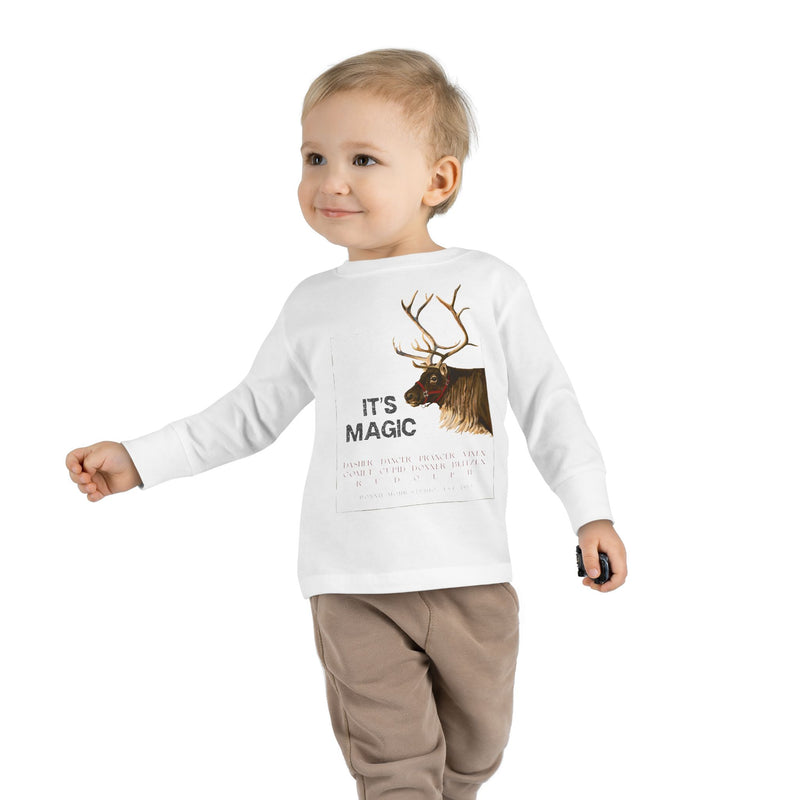 Reindeer Magic - Toddler Long Sleeve Tee