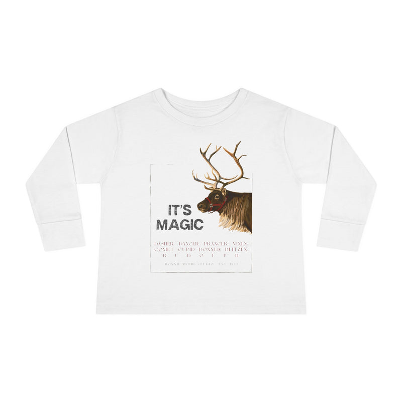 Reindeer Magic - Toddler Long Sleeve Tee