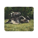 The Beautiful Cow Sherpa Fleece Blanket