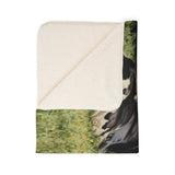 The Beautiful Cow Sherpa Fleece Blanket