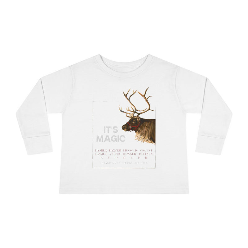 Reindeer Magic - Toddler Long Sleeve Tee