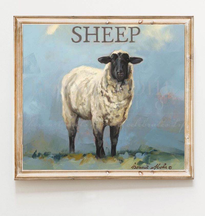 Sherlock the Sheep | Farm Animals Series | Bonnie Mohr Studio Store ...