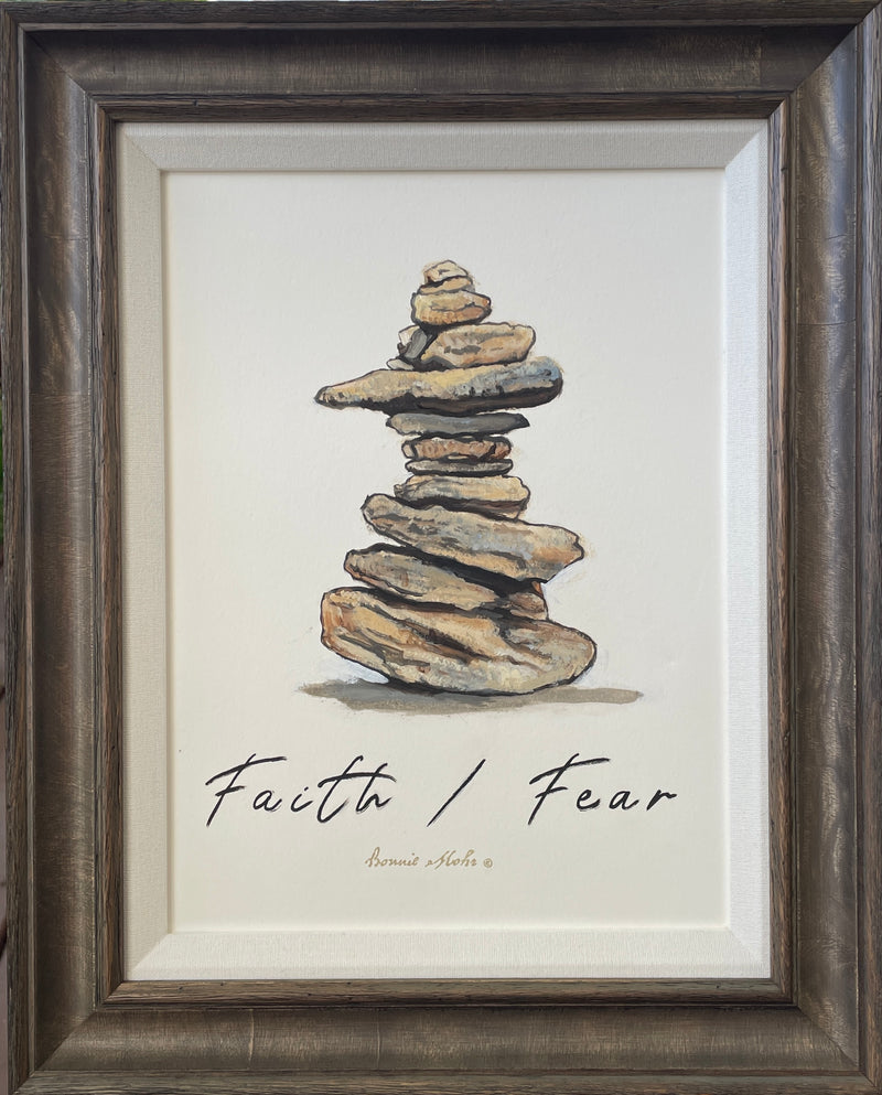 Faith / Fear - Rock Cairn (Original)